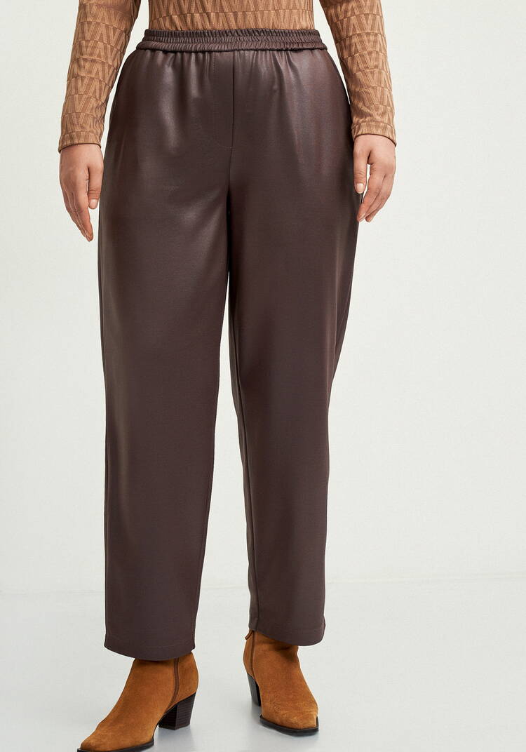 Брюки прямые с поясом на резинке шир.  750, рис. 12