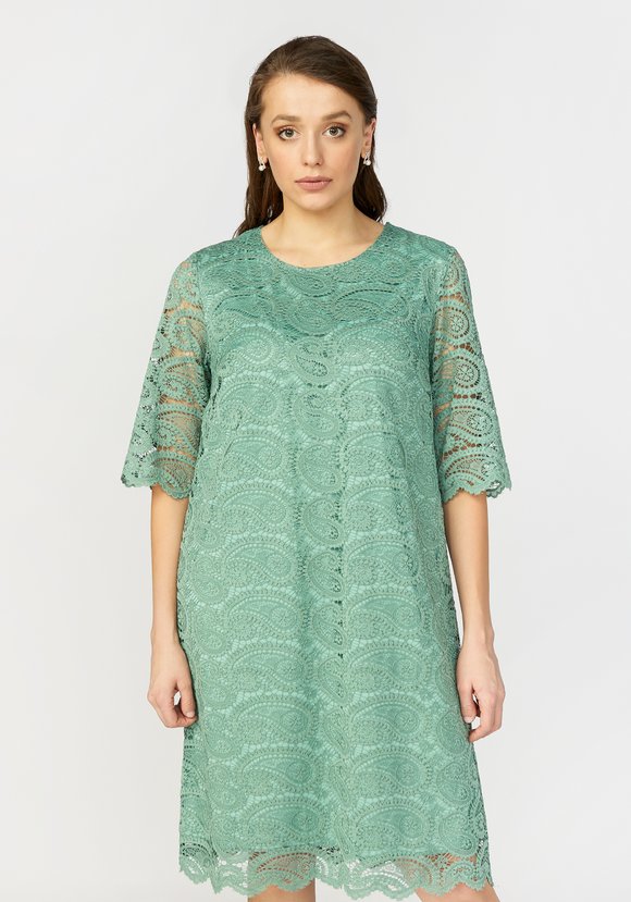 Платье миди кружевное шир.  580, рис. 5