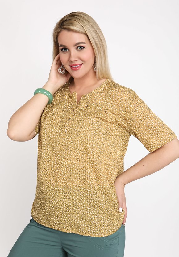 Блуза Карамельные мечты шир.  580, рис. 7