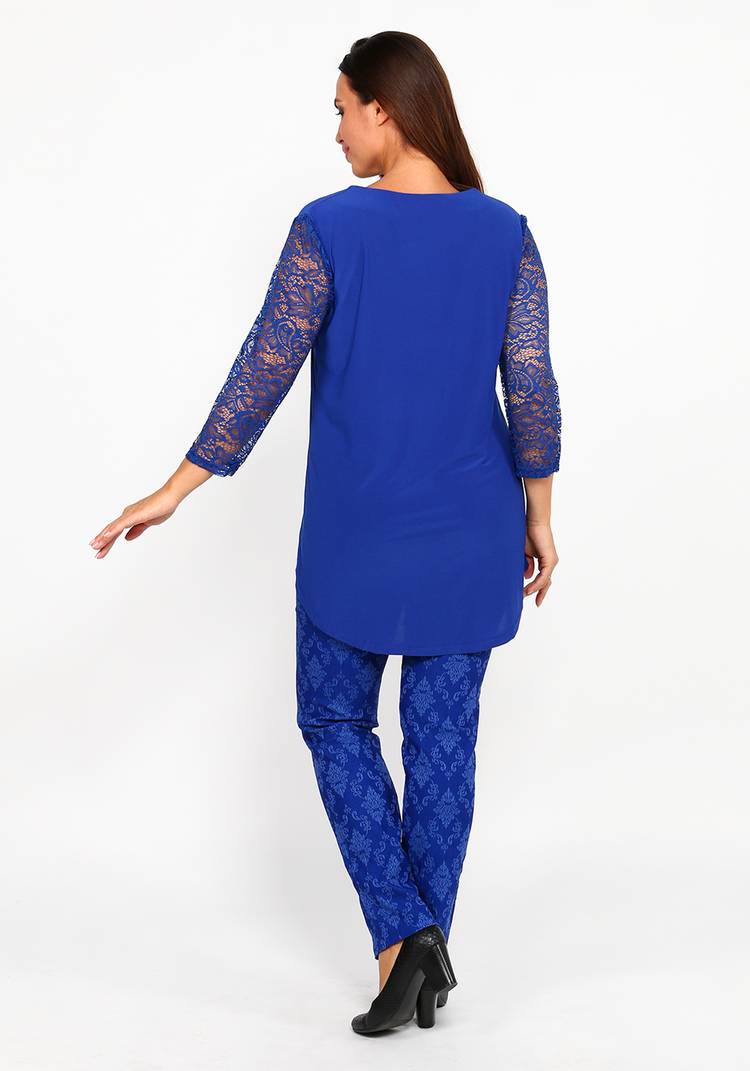 Туника с гипюровыми рукавами шир.  750, рис. 20