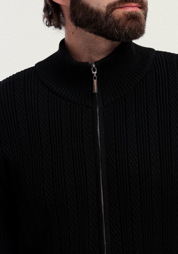 Кардиган на молнии с воротником-стойкой шир.  580, рис. 5