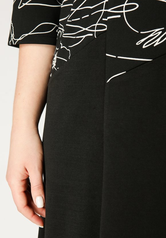 Платье с графическим рисунком шир.  580, рис. 11