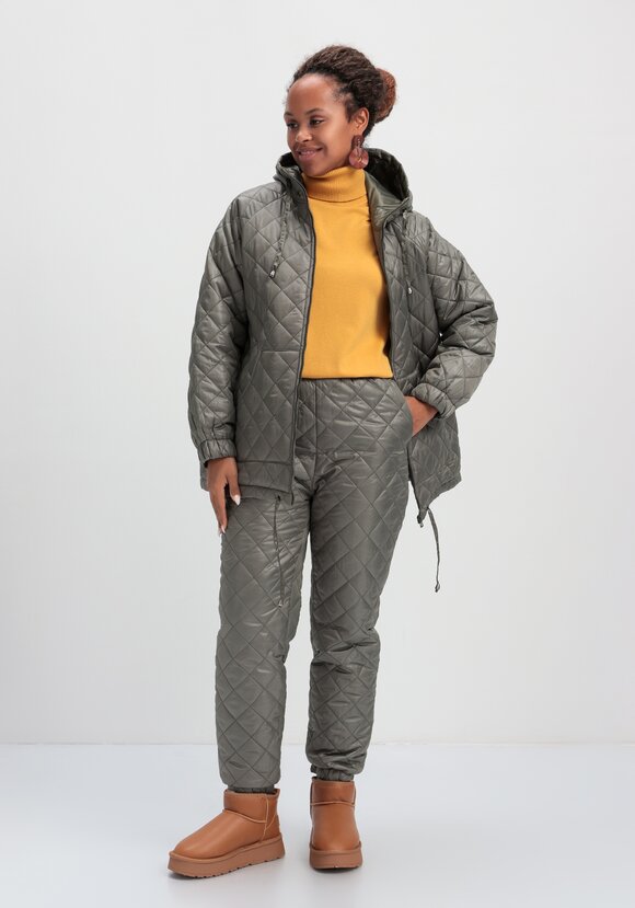 Брюки стёганые утеплённые шир.  580, рис. 16