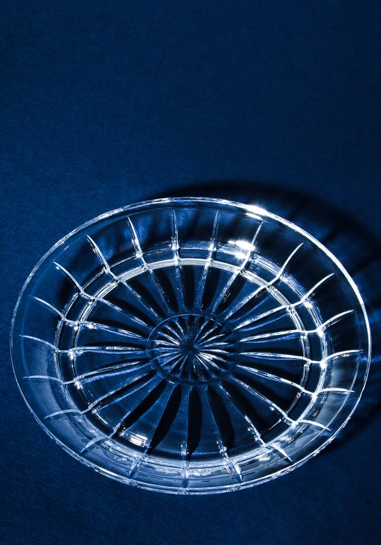 Стеклянное блюдо с крышкой шир.  750, рис. 12