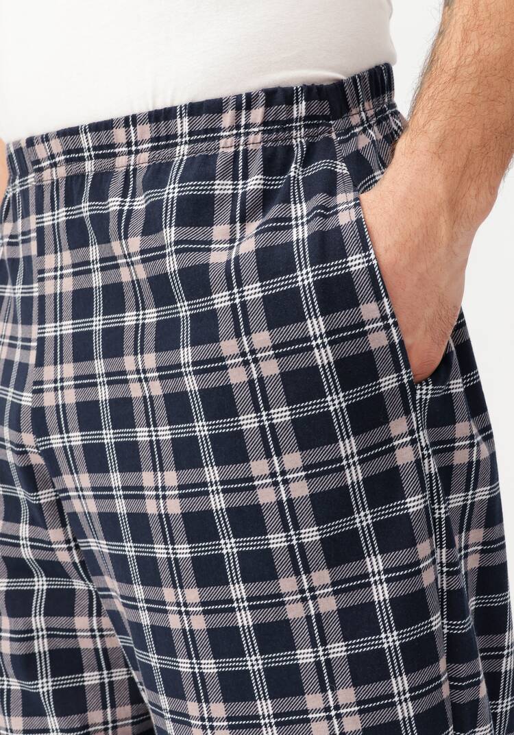 Пижама мужская в клетку шир.  750, рис. 15