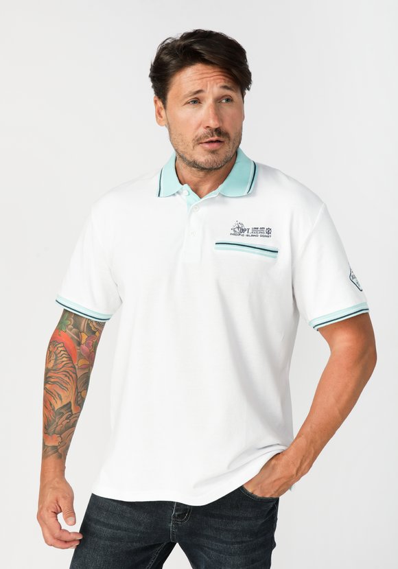 Комплект из 2х поло из хлопка Базиль шир.  580, рис. 6