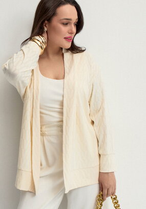 Кардиган с фактурным рисунком