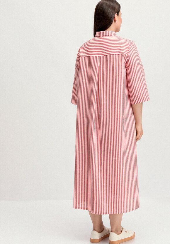 Платье-рубашка в полоску прямого силуэта шир.  580, рис. 8
