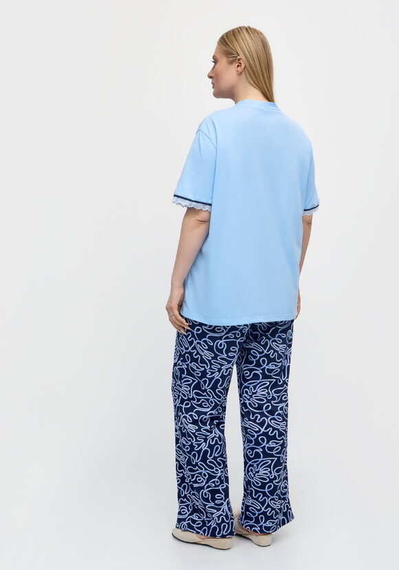 Костюм брючный Нежный рассвет шир.  580, рис. 3