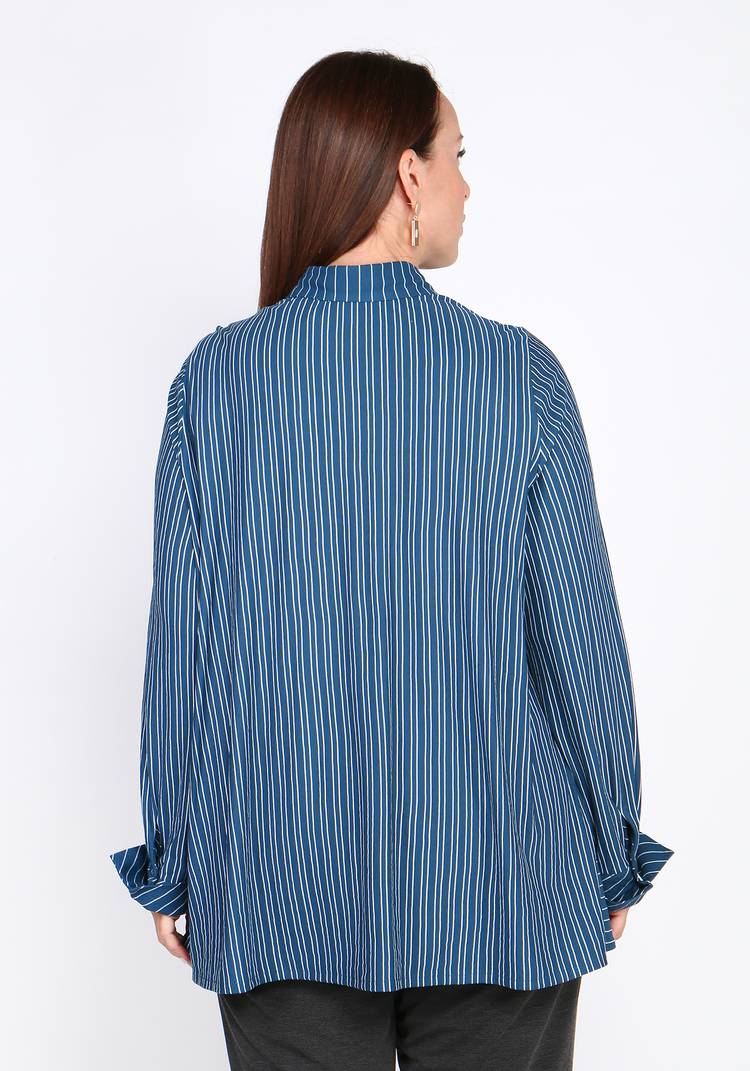 Туника асимметричного кроя на пуговицах шир.  750, рис. 3