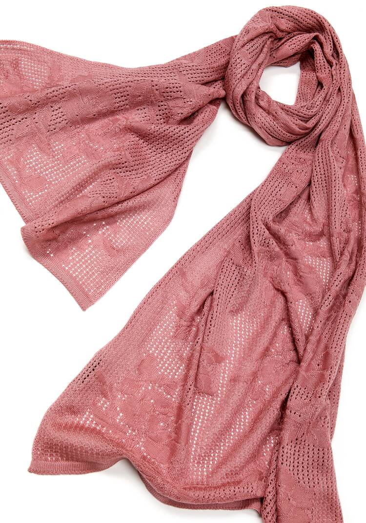 Палантин ажурный из натуральной шерсти шир.  750, рис. 12