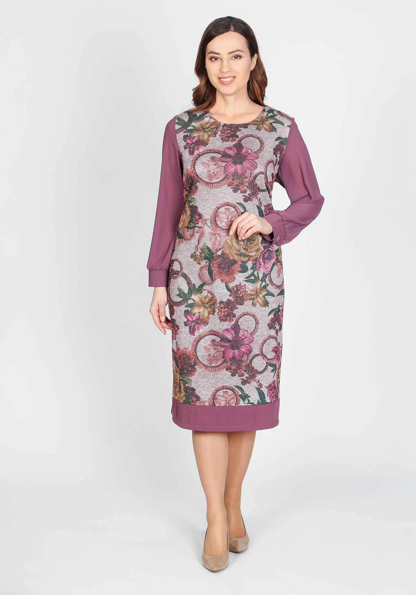 Платье «Шелби» Kumar collection, размер 50, цвет сиреневый - фото 1