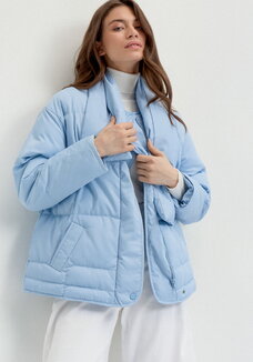 Куртка со съемным воротником