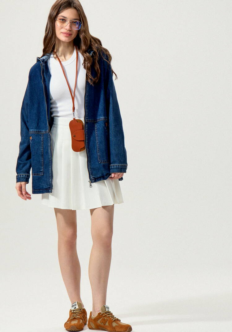 Джинсовая куртка с капюшоном шир.  750, рис. 26