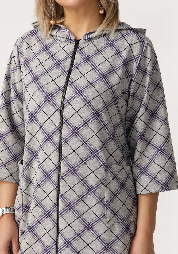 Халат женский с капюшоном Валентина шир.  580, рис. 9