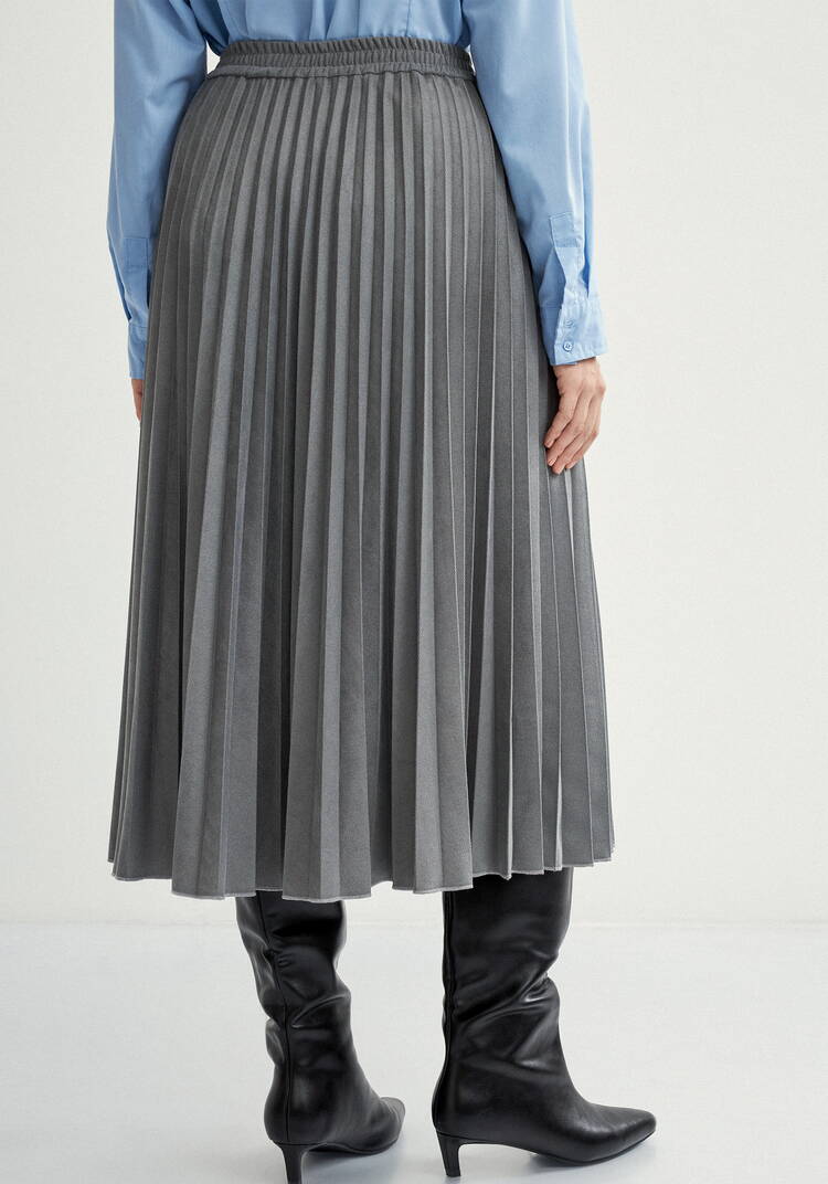 Юбка плиссированная на резинке трикотажная шир.  750, рис. 11