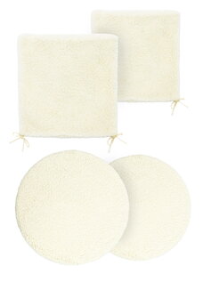 Сидушки с шерстью мериноса, 2 шт. + подарок