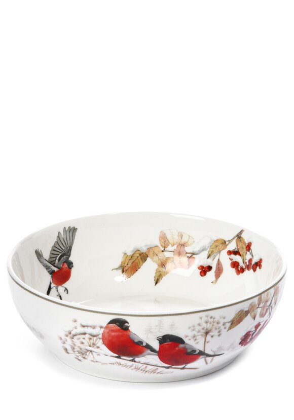 Салатник Снегири шир.  580, рис. 1