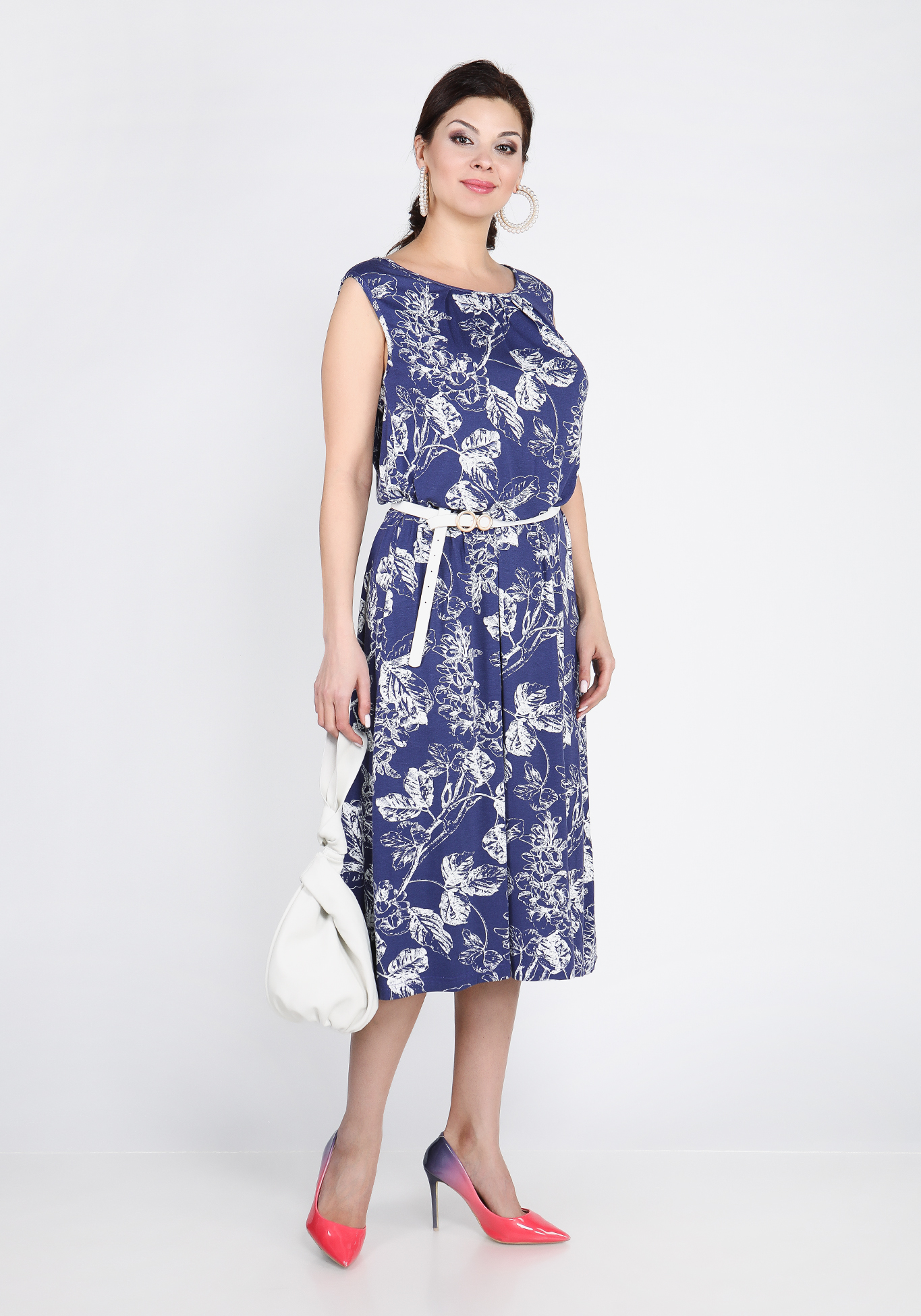 Платье "Романтичная встреча" Синель, размер 56, цвет бирюзовый - фото 5