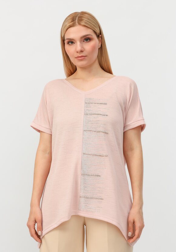 Блуза со стразами Аделина шир.  580, рис. 29