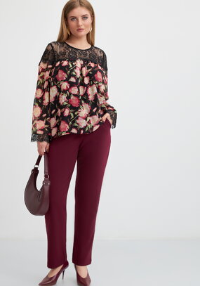 Брюки прямые с декором София