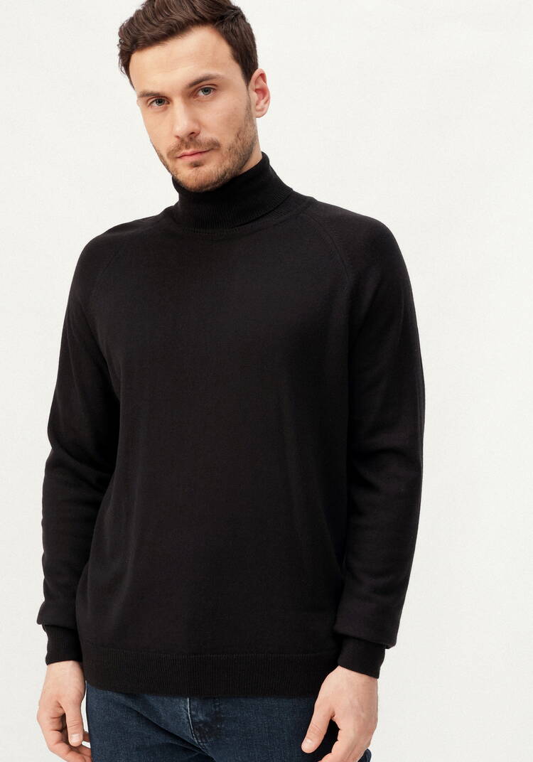 Джемпер вязаный с высокой горловиной шир.  750, рис. 4