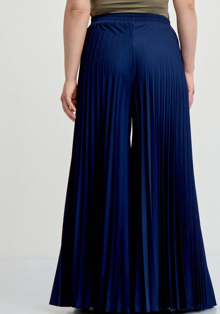 Брюки гофре с декоративным поясом шир.  750, рис. 3