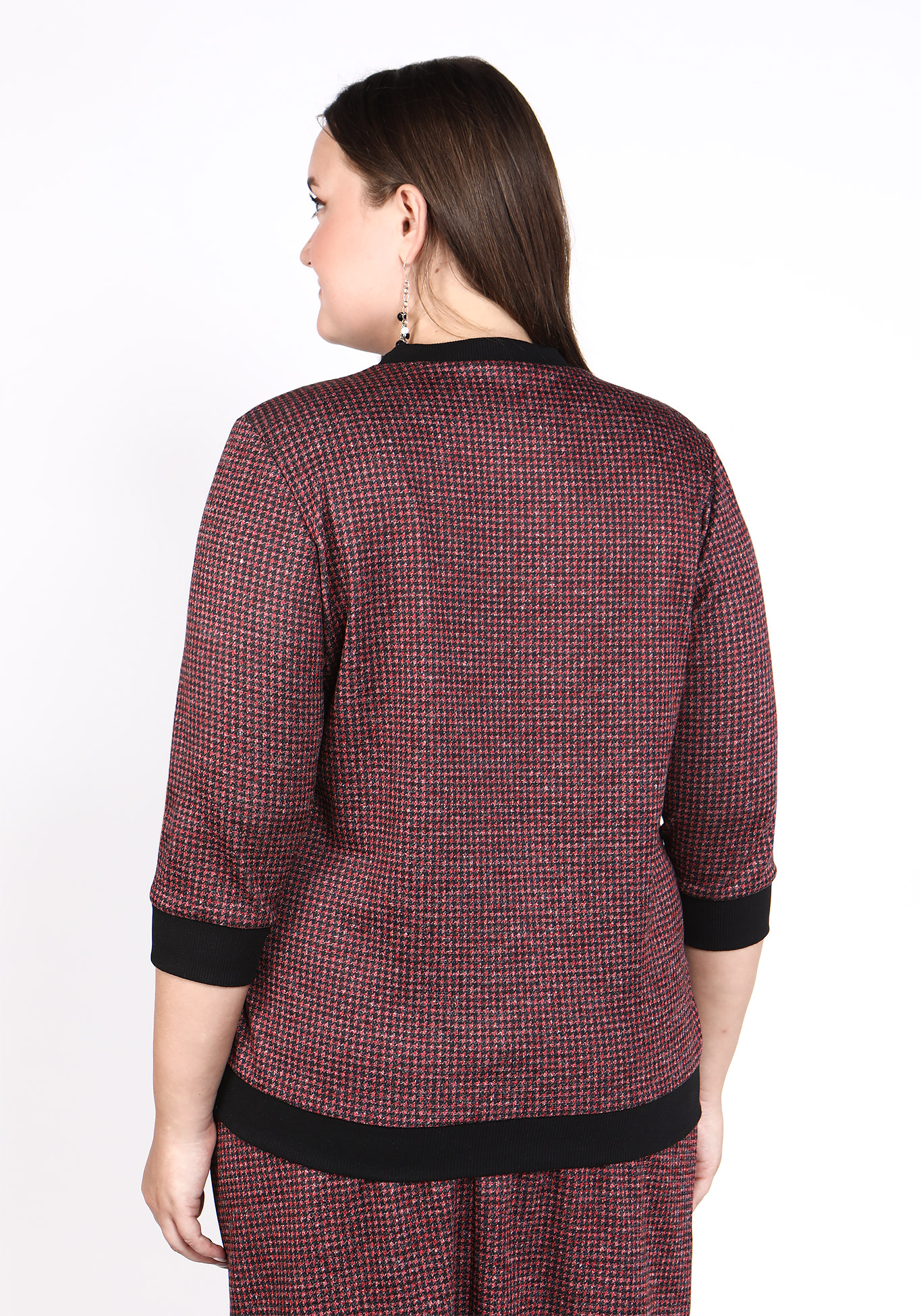 Блуза "Любимая классика" Julia Weber, размер 54, цвет бордовый - фото 3