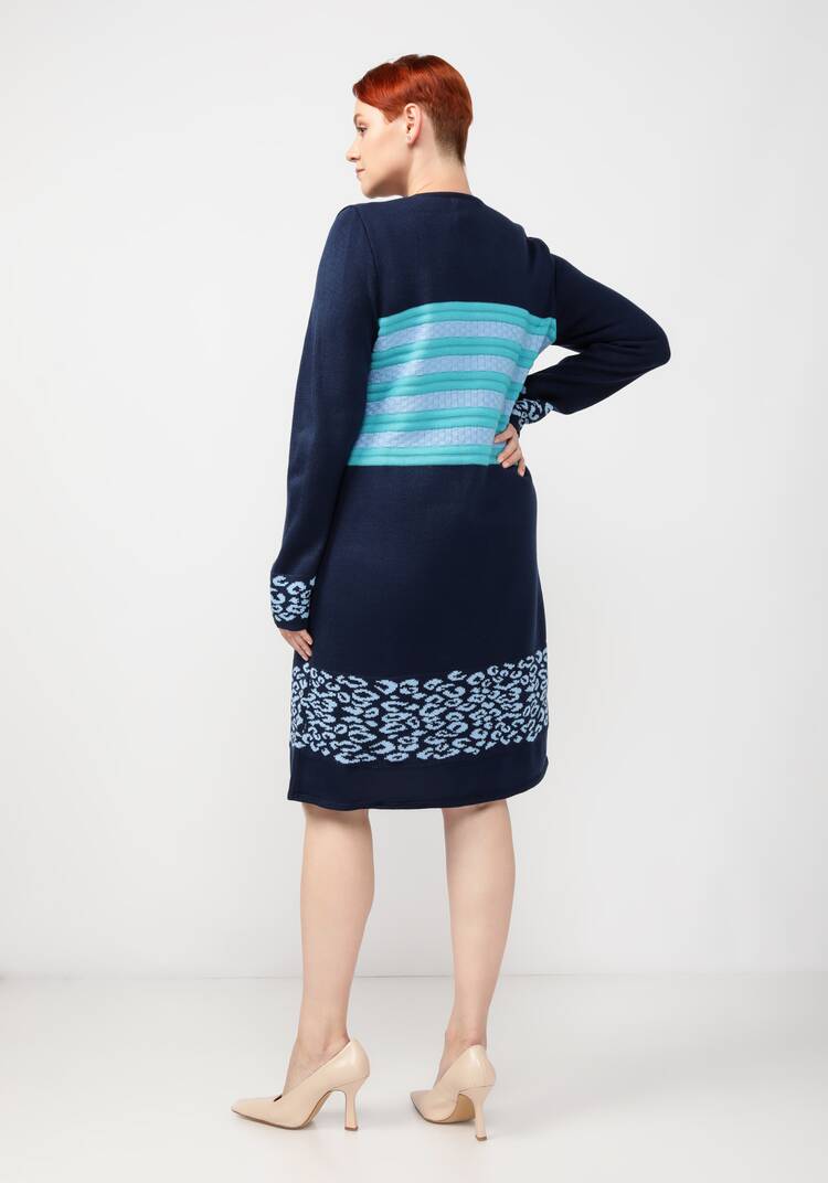 Платье с анималистичным принтом шир.  750, рис. 7