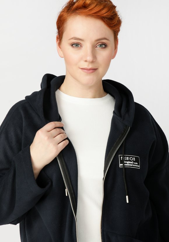 Толстовка на молнии из флиса шир.  580, рис. 14