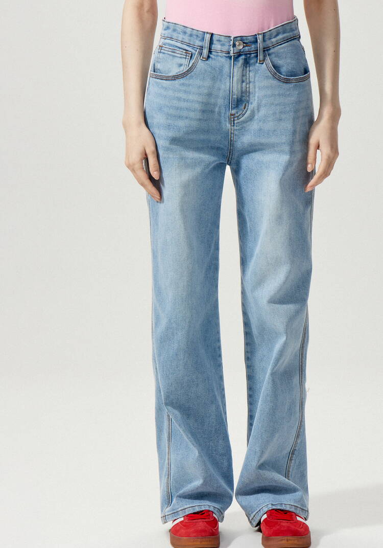 Джинсы с комфортным внутренним поясом шир.  750, рис. 4