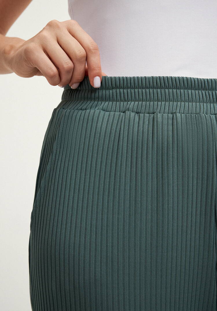 Брюки свободного кроя в рубчик шир.  750, рис. 6