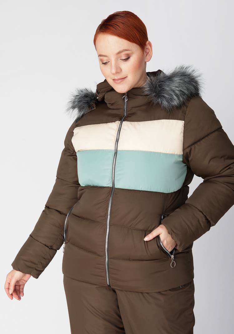 Костюм горнолыжный с мехом шир.  750, рис. 17