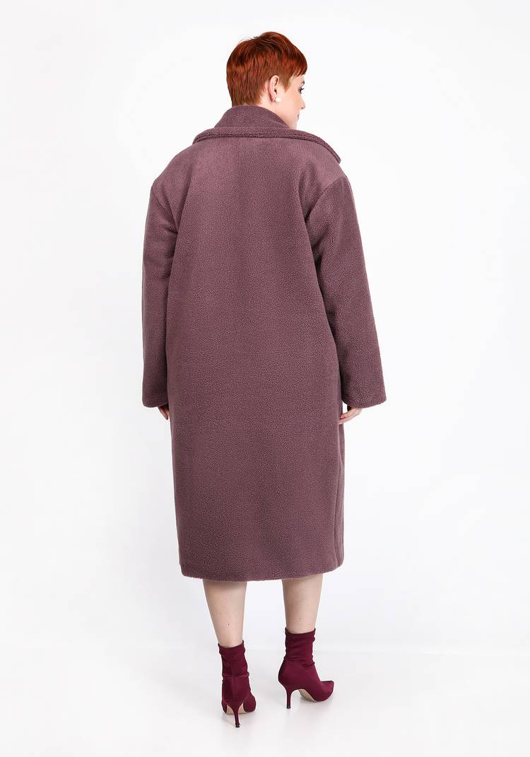 Шуба из эко-меха тедди шир.  750, рис. 14