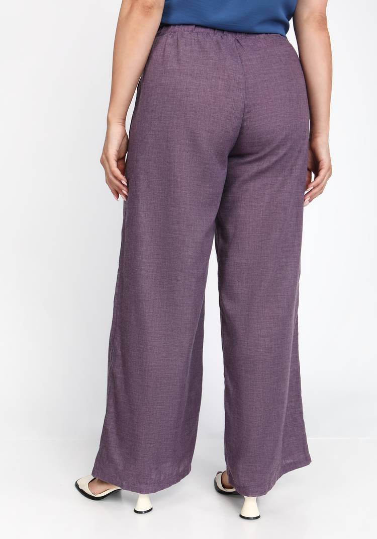 Брюки широкие из хлопка на резинке шир.  750, рис. 14