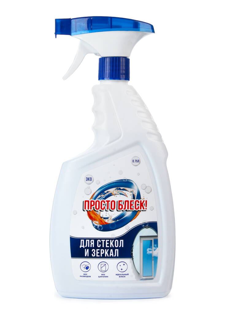 Спрей для чистки стекол Просто блeск, 2 шт. шир.  750, рис. 2