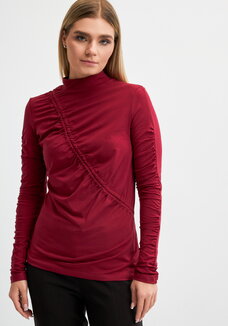 Водолазка со сборкой Хельга