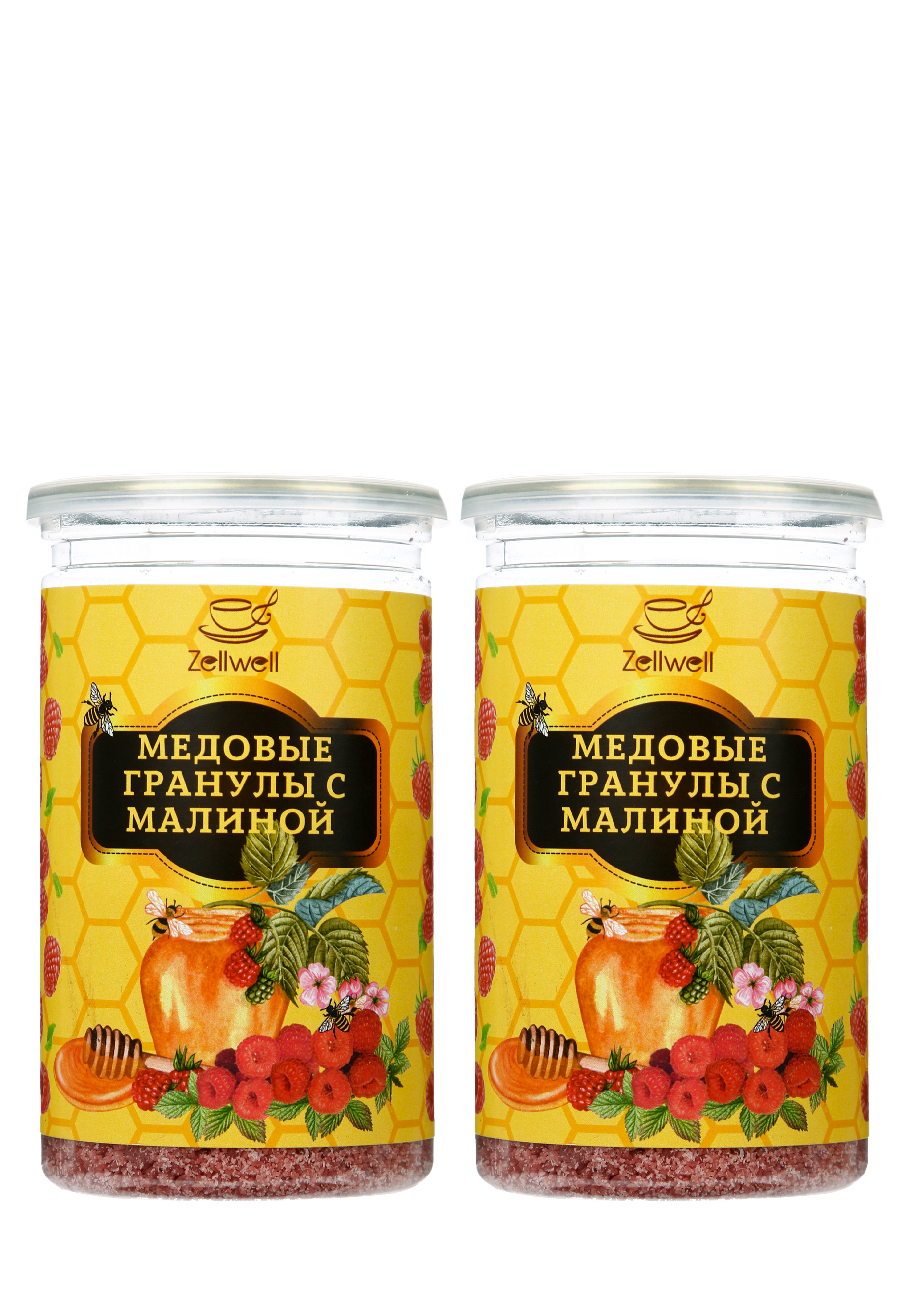 

Медовые гранулы, набор, 2 шт., С малиной