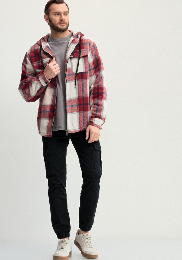 Рубашка с капюшоном и подкладом из шерпы шир.  580, рис. 21