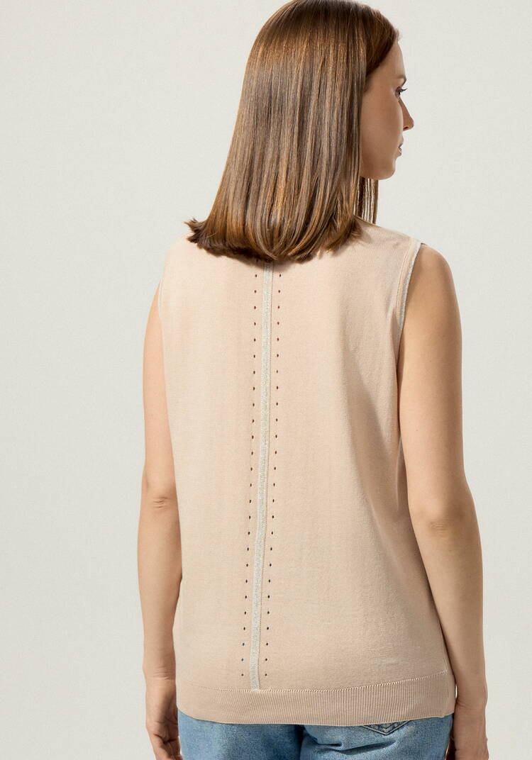 Топ с декором из метанити шир.  750, рис. 11