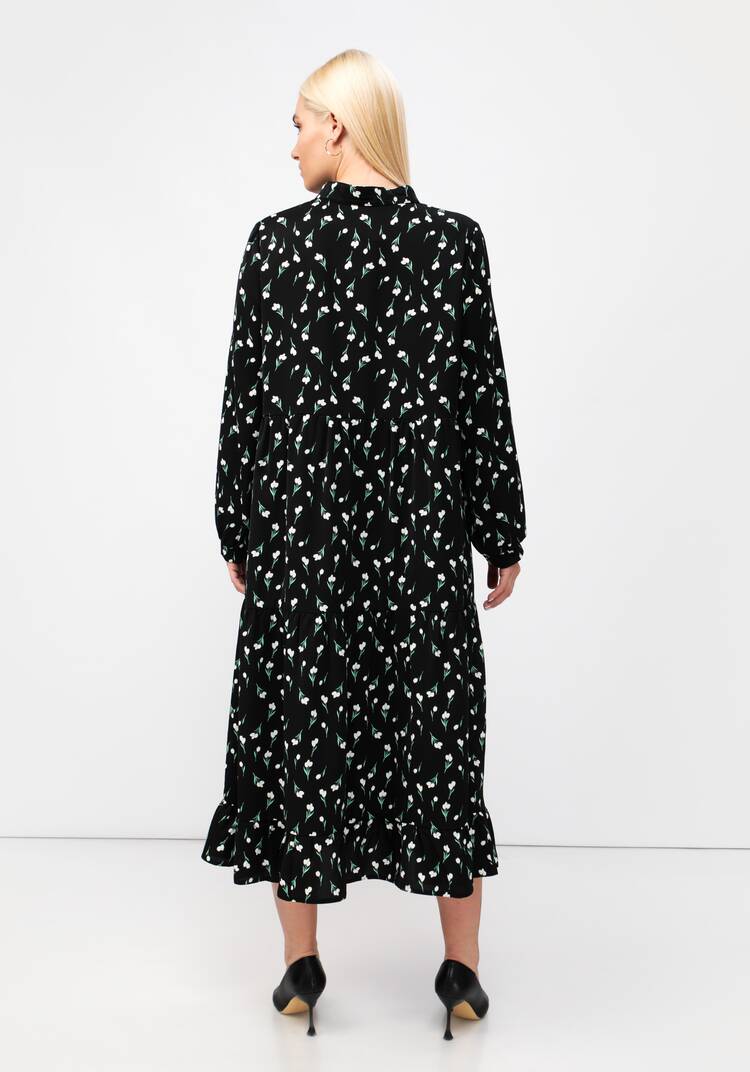 Платье отрезное свободного кроя шир.  750, рис. 10